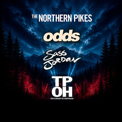 The Northern Pikes, ODDS, Sass Jordan and The Pursuit of Happiness